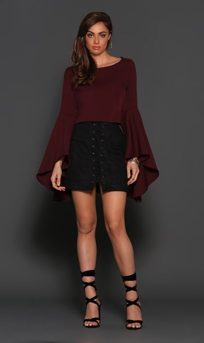 RUNAWAY Jackie Skirt - Black - Image 3
