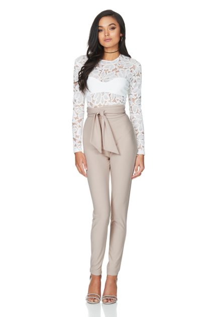 NOOKIE Empress Lace Bodysuit - White - Image 4