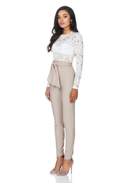 NOOKIE Empress Lace Bodysuit - White - Image 5