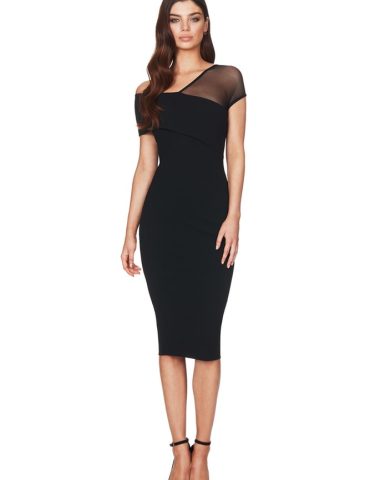 Sin City Midi Dress - Black