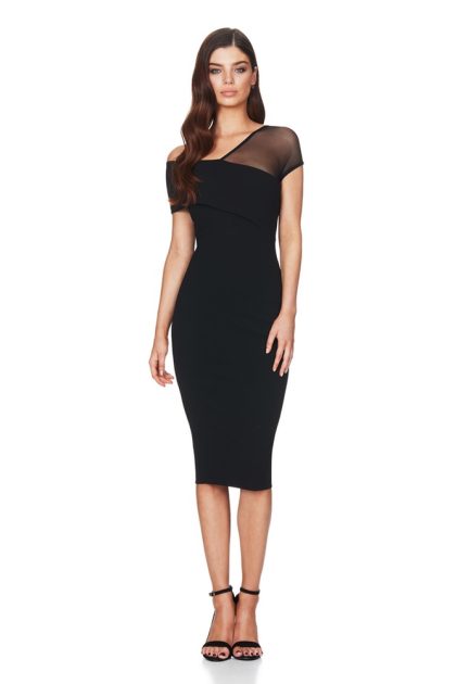 NOOKIE Sin City Midi Dress - Black