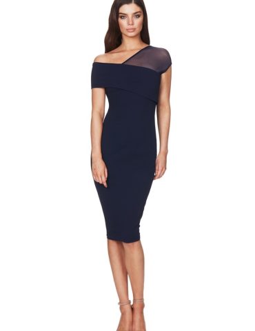 Sin City Midi Dress - Navy