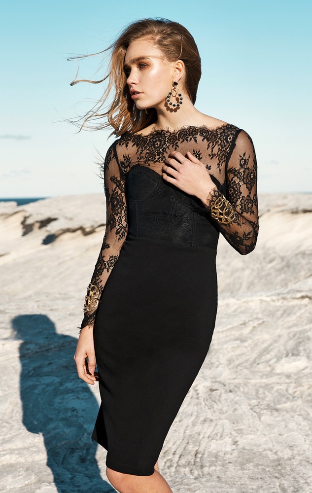 Lana Lace Dress – Black – Goddess Kleopatra