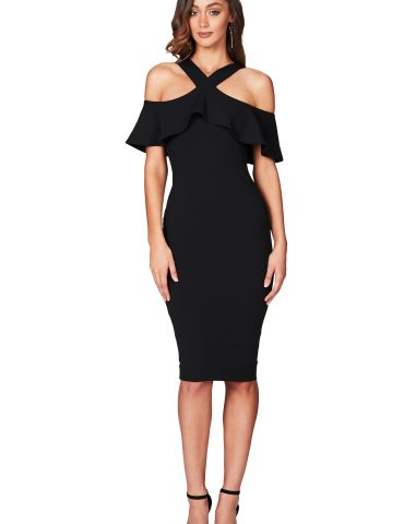 Hermosa Midi Dress - Black