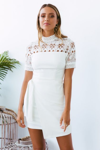 SNDYS Yves Dress - White - Image 3