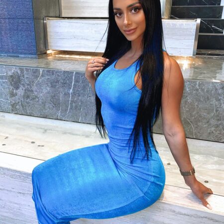 everlast mini dress blue