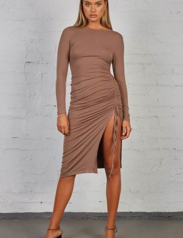 SNDYS Winter Dress - Chocolate