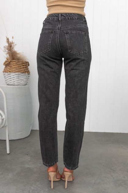 COUNTRY DENIM Say My Name Boyfriend Jeans - Black - Image 5