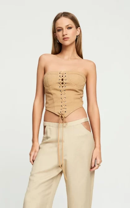LIONESS East Gate Corset - Stone - Image 5
