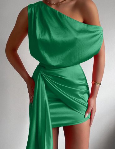 RUNAWAY Charisma Mini Dress - Emerald
