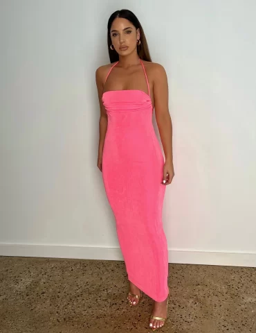 Ciana Dress - Hot Pink