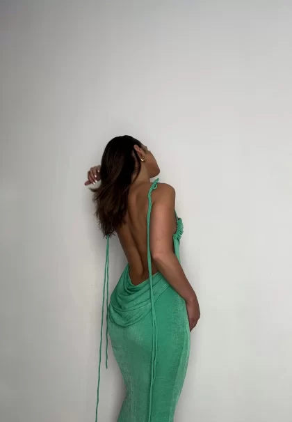 MELANI Ciana Dress - Green (HIRE) - Image 7