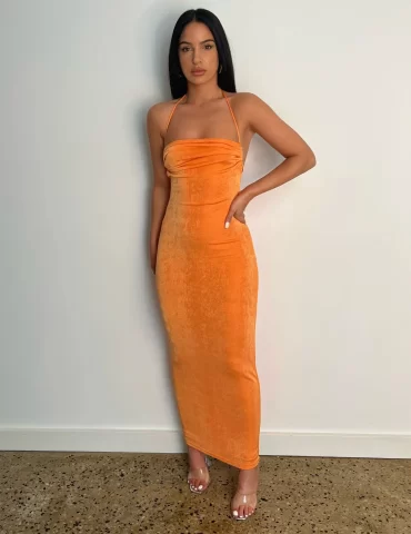 Ciana Dress - Orange
