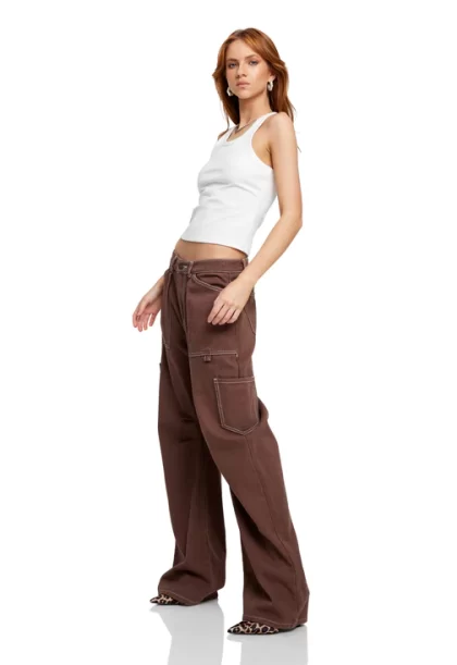 LIONESS Miami Vice Pant - Chocolate - Image 4
