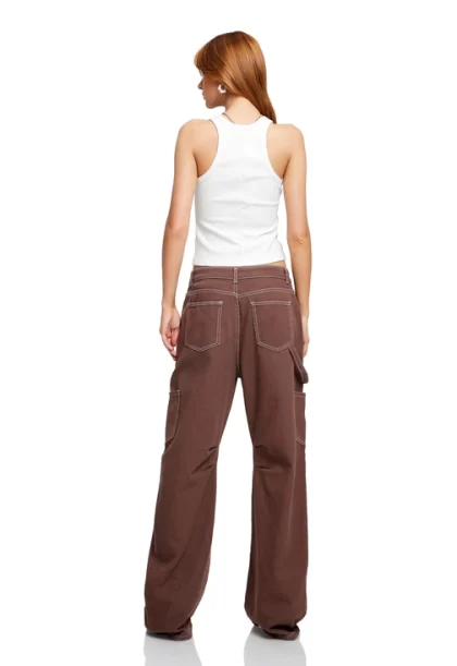 LIONESS Miami Vice Pant - Chocolate - Image 6