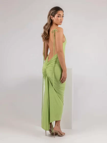 MELANI Azari Dress - Lime Green (HIRE) - Image 10