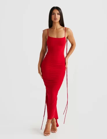 MELANI Azari Dress - Red