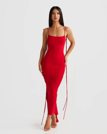 MELANI Azari Dress - Red