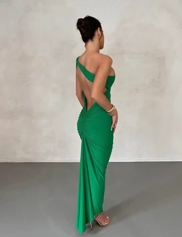 MELANI Melina Dress - Green (HIRE)