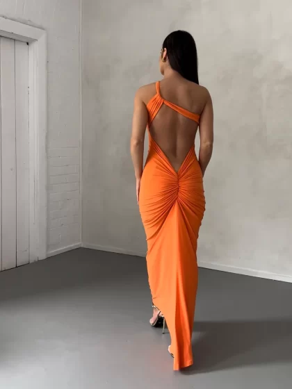 MELANI Melina Dress - Orange (HIRE) - Image 2