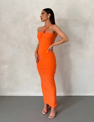 MELANI Melina Dress - Orange (HIRE)