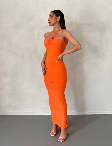 MELANI Melina Dress - Orange