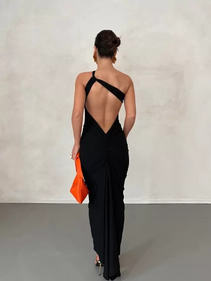 MELANI Melina Dress - Black (HIRE) - Image 3