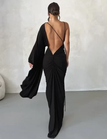 MELANI Athena Gown - Black