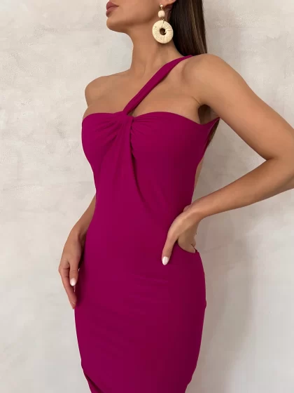 MELANI Melina Dress - Berry (HIRE) - Image 5