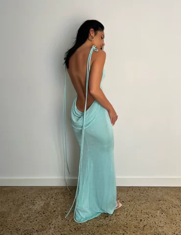 MELANI Cristina Gown - Aqua (Version 1)