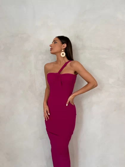 MELANI Melina Dress - Berry (HIRE) - Image 4