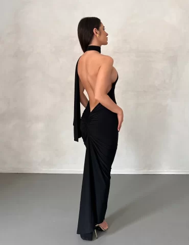 MELANI Leoni Dress - Black (HIRE)