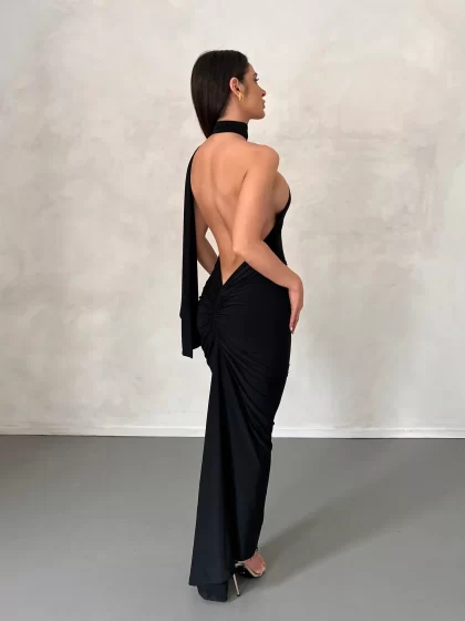 MELANI Leoni Dress - Black (HIRE)