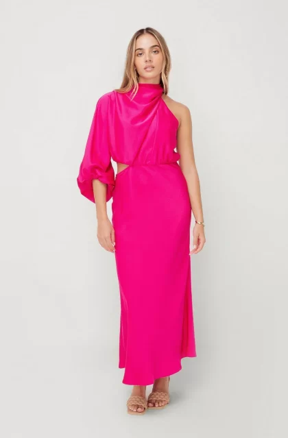 SHEIKE Olivia Maxi Dress - Fuchsia (HIRE) - Image 3