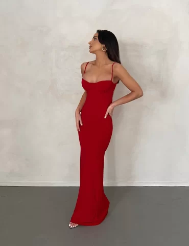 MELANI Tienna Gown - Red