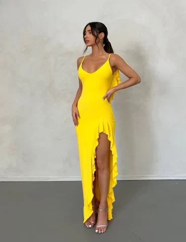 MELANI Gabriella Dress - Yellow (HIRE)