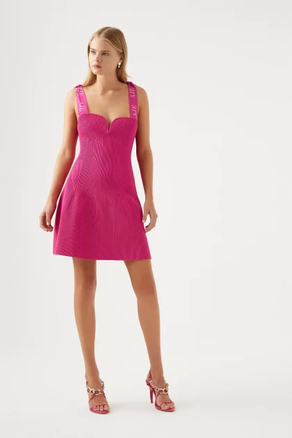 AJE Amber Knit Dress - Fuchsia (HIRE) - Image 5