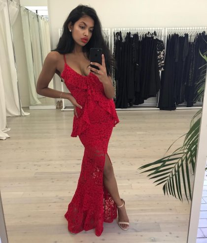 NOOKIE Mamacita Gown - Red (HIRE) - Image 3