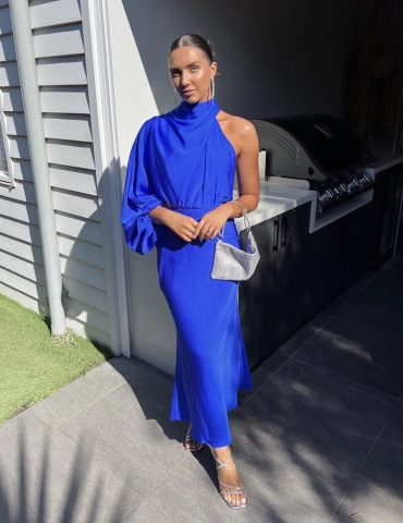 SHEIKE Olivia Maxi Dress - Cobalt (HIRE)