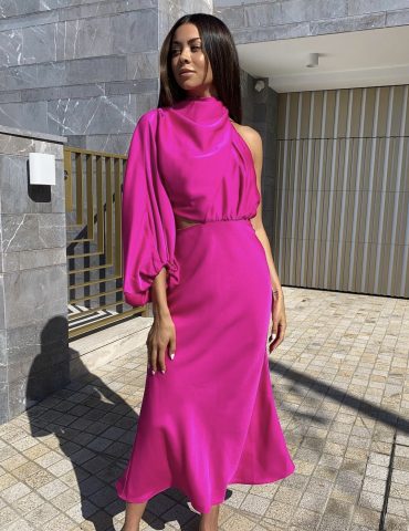 SHEIKE Olivia Maxi Dress - Fuchsia (HIRE)