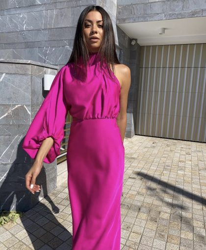 SHEIKE Olivia Maxi Dress - Fuchsia (HIRE) - Image 2