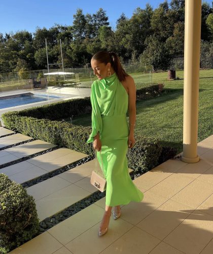SHEIKE Olivia Maxi Dress - Neon Green (HIRE) - Image 2