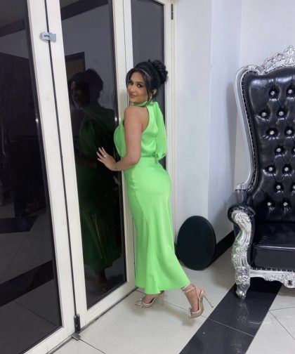 SHEIKE Olivia Maxi Dress - Neon Green (HIRE) - Image 3