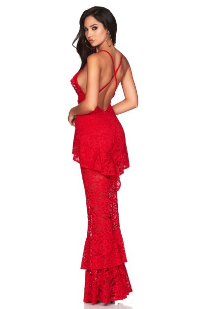 NOOKIE Mamacita Gown - Red (HIRE) - Image 6