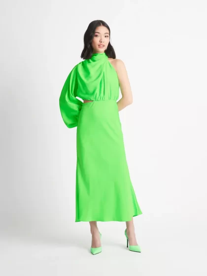 SHEIKE Olivia Maxi Dress - Neon Green (HIRE) - Image 6