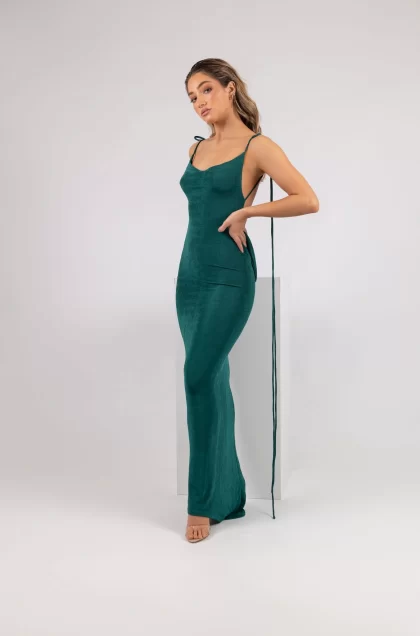 MELANI Cristina Gown - Emerald (HIRE) - Image 6