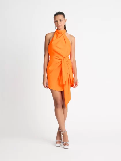 SHEIKE Eternal Flame Dress - Orange (HIRE) - Image 8