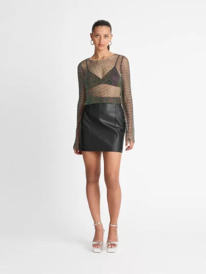SHEIKE Rival Mini Skirt - Black (HIRE) - Image 4