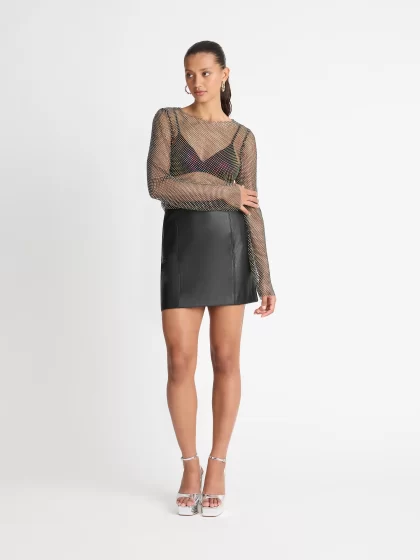 SHEIKE Rival Mini Skirt - Black (HIRE) - Image 5
