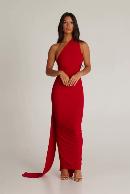 MELANI Constantina Gown - Red (HIRE) - Image 10
